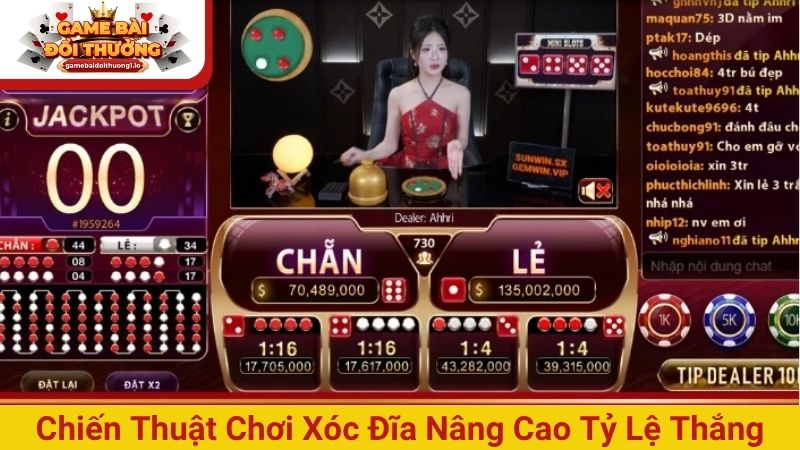 Chiến thuật chơi xóc đĩa nâng cao tỷ lệ thắng 